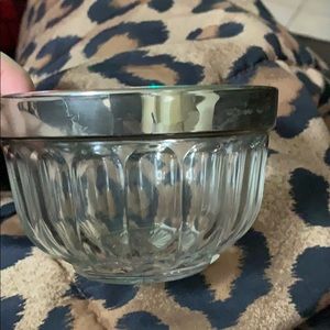 Mikasa Cambria silver fruit bowl